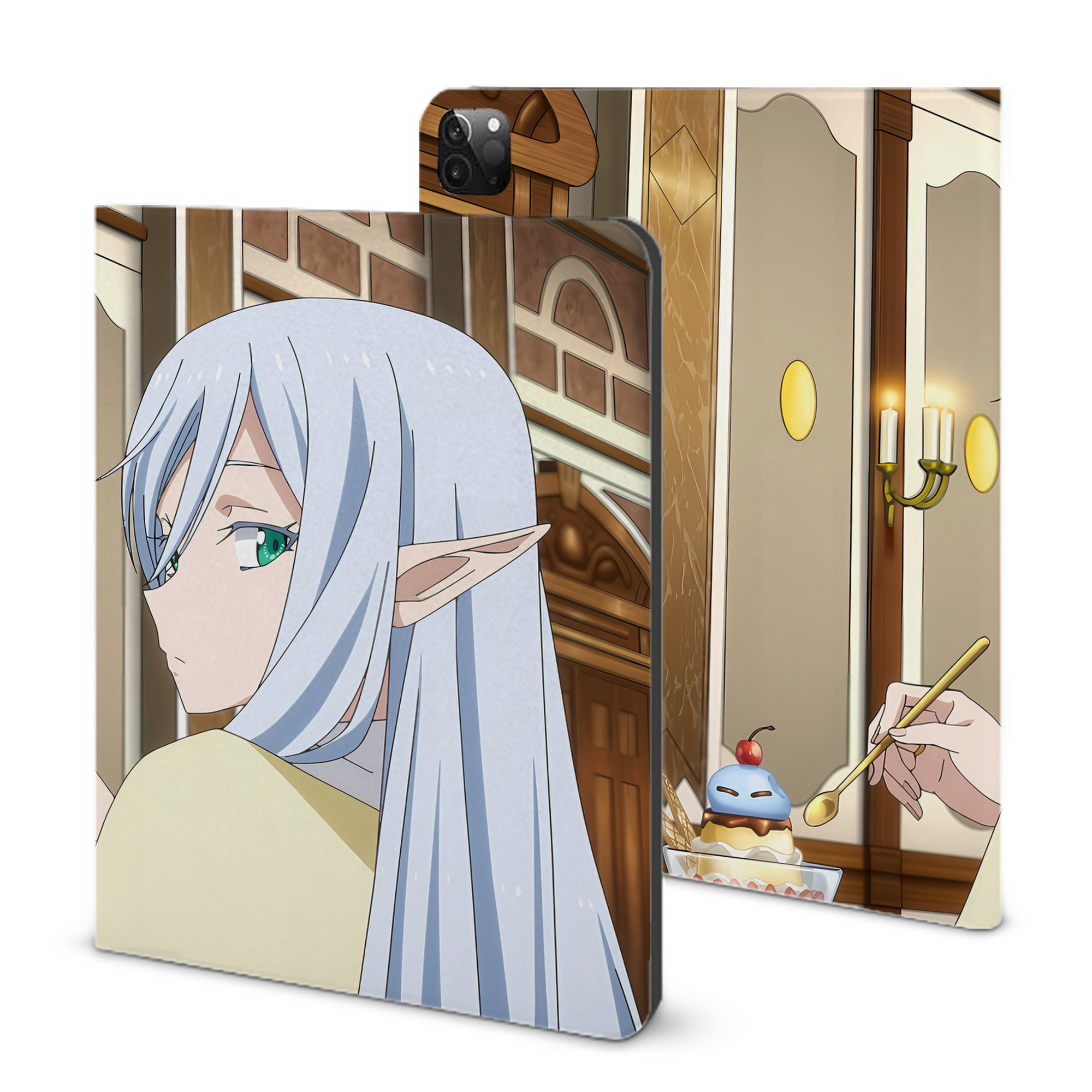 （画像用） 転スラ Regarding Reincarnated to Slime IPadケース ペンホルダー付き ブックスタイルデザイン